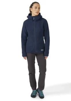 Rab Womens Shearling Hoody - Deep Ink Hot