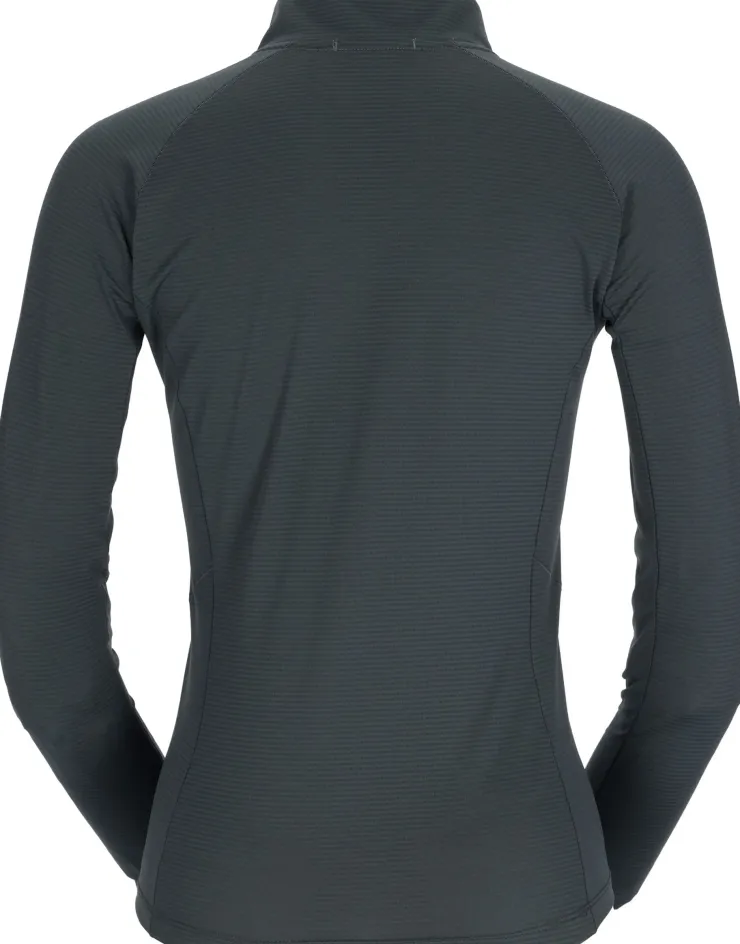Rab Womens Sonic Long Sleeved Zip-T - Beluga Outlet