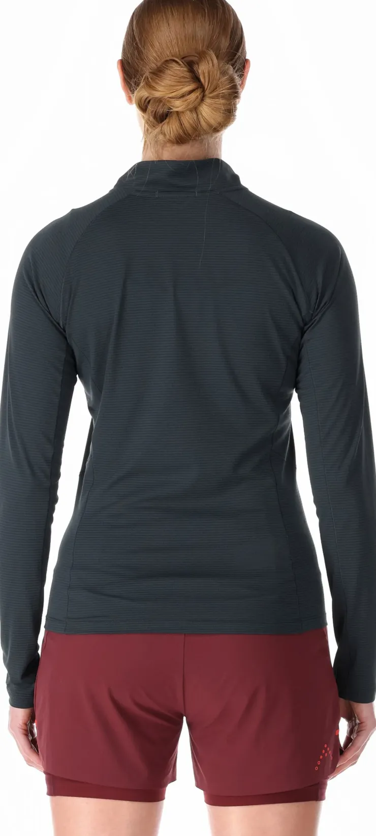 Rab Womens Sonic Long Sleeved Zip-T - Beluga Outlet