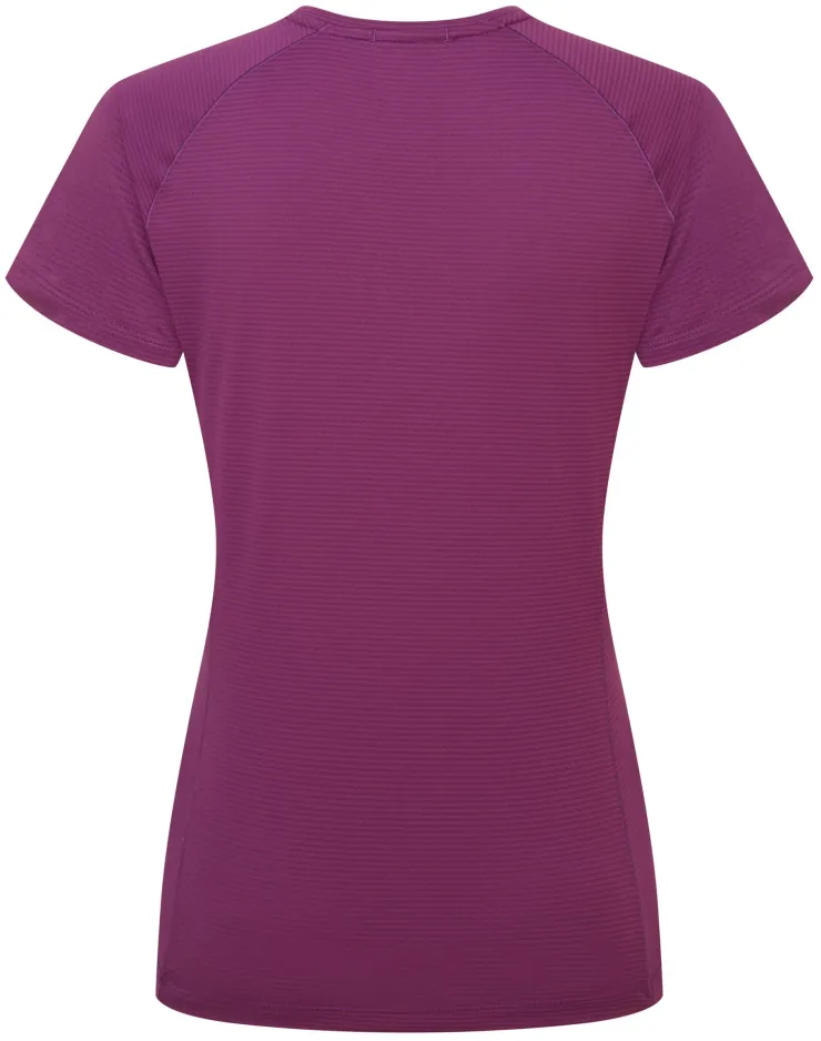 Rab Womens Sonic Short Sleeved Tee - Plum Hot