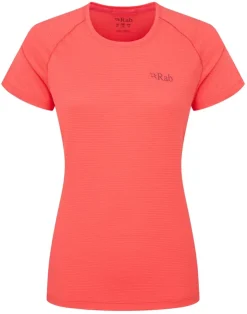 Rab Womens Sonic Short Sleeved Tee - Hibiscus New