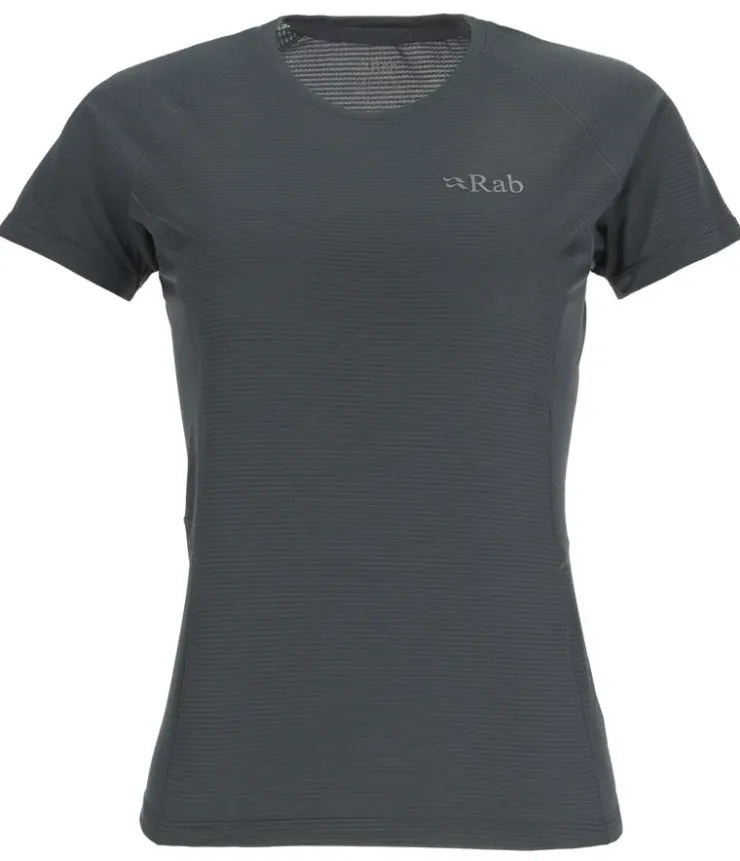Rab Womens Sonic Short Sleeved Tee - Beluga Clearance