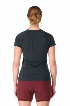 Rab Womens Sonic Short Sleeved Tee - Beluga Clearance