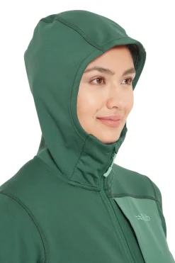 Rab Womens Superflux Hoody - Green Slate Sale
