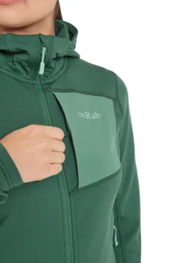 Rab Womens Superflux Hoody - Green Slate Sale