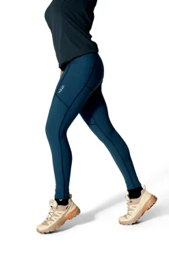 Rab Womens Torque Tights - Tempest Blue Discount
