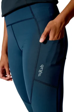 Rab Womens Torque Tights - Tempest Blue Discount