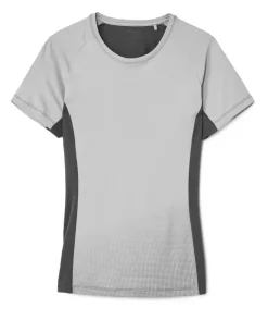 Rab Womens Trail Tee - Dark Pewtwer-Graphene Best