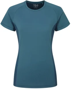 Rab Womens Trail Tee - Orion Blue-Tempest Blue Discount