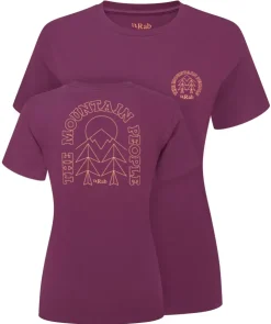 Rab Womens Tuku Cirque Tee - Mulberry Outlet