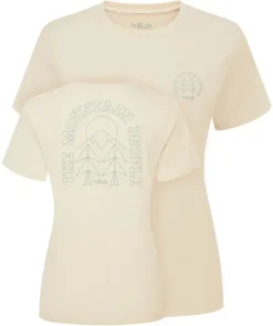 Rab Womens Tuku Cirque Tee - Ecru Hot