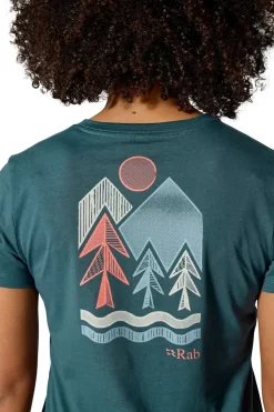 Rab Womens Tuku Vista Tee - Orion Blue Sale