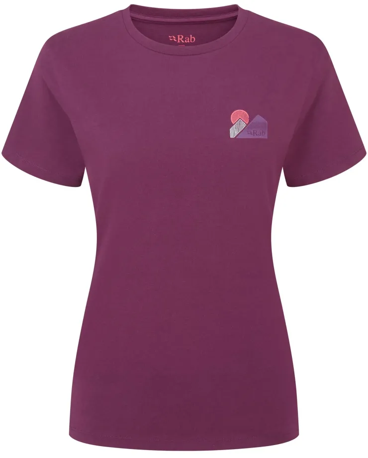 Rab Womens Tuku Vista Tee - Mulberry Clearance