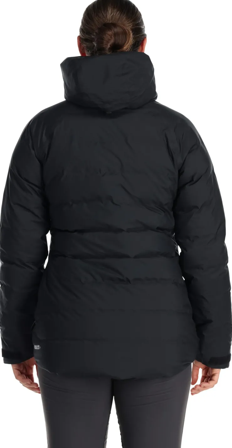 Rab Womens Valiance Jacket - Black - Aquamarine Sale