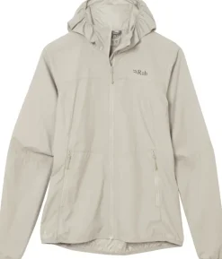 Rab Womens Windgather Hoody - Pebble Clearance