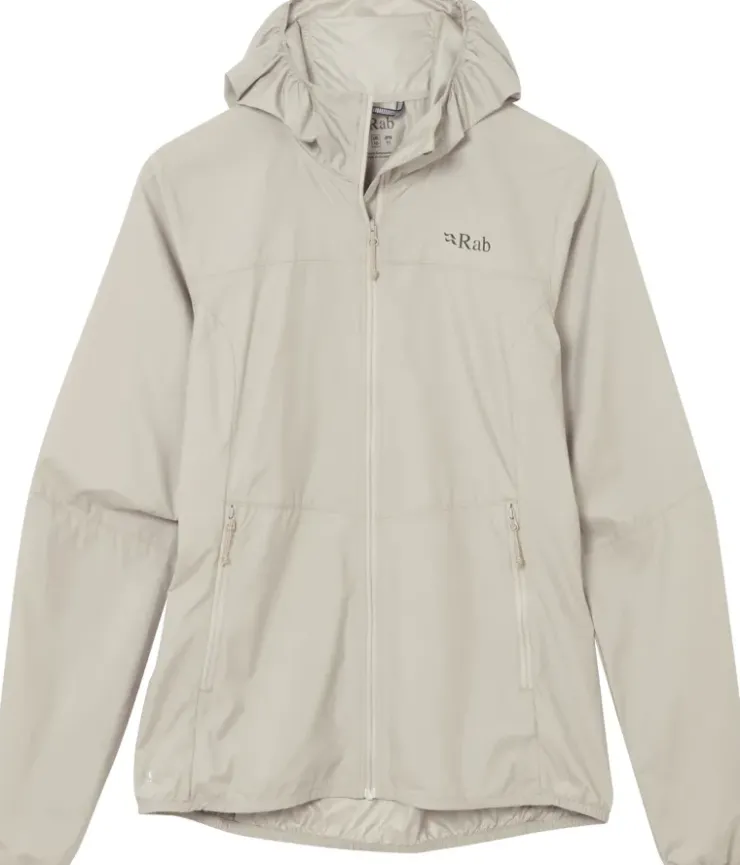 Rab Womens Windgather Hoody - Pebble Clearance