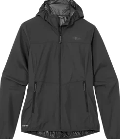 Rab Womens Windgather Hoody - Black Clearance