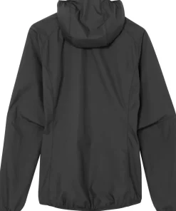 Rab Womens Windgather Hoody - Black Clearance