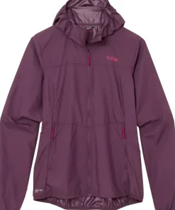 Rab Womens Windgather Hoody - Mulberry Outlet