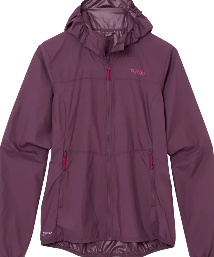 Rab Womens Windgather Hoody - Mulberry Outlet