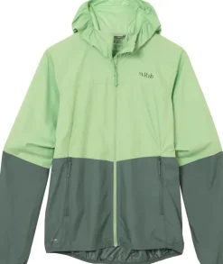 Rab Womens Windgather Hoody - Fig Green-Sage Sale