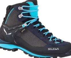 Salewa Womens Crow GTX Boots - Premium Navy-Ethernal Blue Online