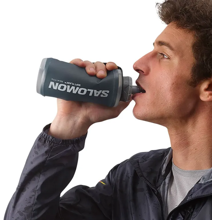 Salomon Active Handheld Flask - Black-Slate Grey Fashion