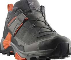 Salomon Mens X Ultra 5 GTX Shoe - Asphalt-Castlerock-Burnt Ochre New
