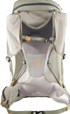 Salomon Womens Aerotrek 28 Rucksack - Seagrass-Silver Cloud-Nine Iron Outlet