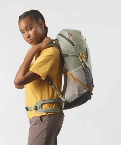 Salomon Womens Aerotrek 28 Rucksack - Seagrass-Silver Cloud-Nine Iron Outlet