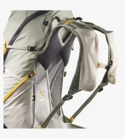 Salomon Womens Aerotrek 28 Rucksack - Seagrass-Silver Cloud-Nine Iron Outlet