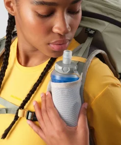 Salomon Womens Aerotrek 28 Rucksack - Seagrass-Silver Cloud-Nine Iron Outlet