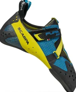 Scarpa Furia Air Climbing Shoes - Baltic Blue-Yellow Outlet
