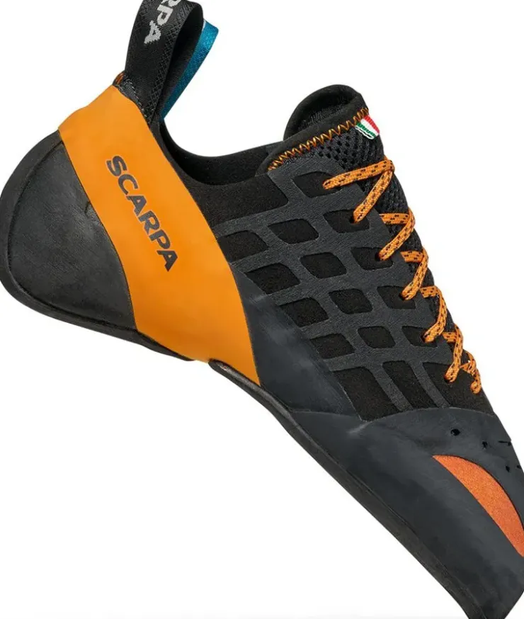 Scarpa Instinct Lace Climbing Shoes - Black-Orange Online