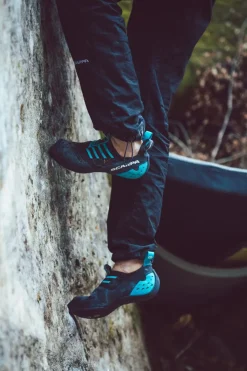 Scarpa Instinct S Climbing Shoes - Black-Azure New