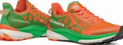 Scarpa Mens Golden Gate 2 ATR Running Shoe - Orange Fluo-Spring Green Outlet