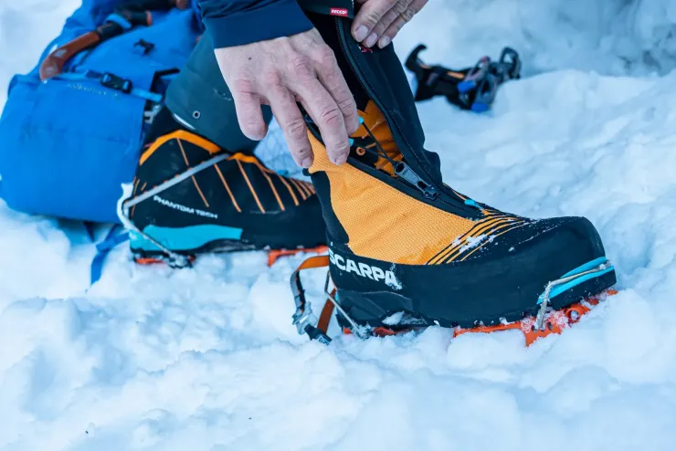 Scarpa Mens Phantom Tech HD Boots - Black-Bright Orange Clearance