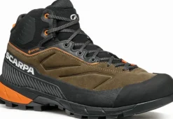 Scarpa Mens Rapid XT Mid GTX Boot - Caribou-Rust Orange Best