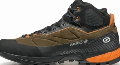 Scarpa Mens Rapid XT Mid GTX Boot - Caribou-Rust Orange Best