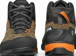 Scarpa Mens Rapid XT Mid GTX Boot - Caribou-Rust Orange Best