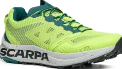 Scarpa Mens Spin Planet Trail Running Shoes - Sunny Green-Petrol Fashion