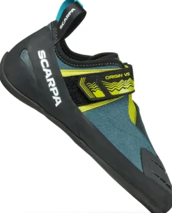 Scarpa Origin VS Climbing Shoe - Petrol-Lime Outlet