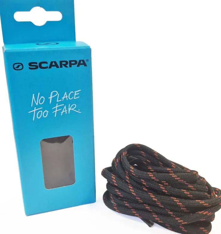 Scarpa Strong Laces - 150 cm - Black-Orange Sale