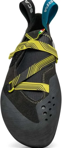 Scarpa Veloce Climbing Shoes - Black-Yellow Clearance