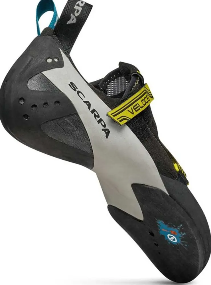 Scarpa Veloce Climbing Shoes - Black-Yellow Clearance
