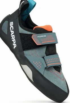 Scarpa Womens Force Climbing Shoe - Conifer-Coral Hot