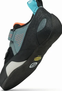 Scarpa Womens Force Climbing Shoe - Conifer-Coral Hot