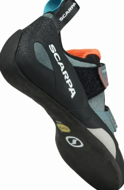 Scarpa Womens Force Climbing Shoe - Conifer-Coral Hot