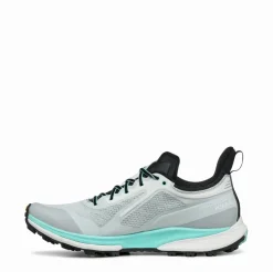 Scarpa Womens Golden Gate Kima RT Trail Running Shoes - Light Gray-Aruba Blue Hot