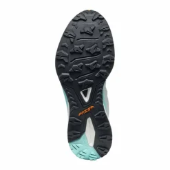 Scarpa Womens Golden Gate Kima RT Trail Running Shoes - Light Gray-Aruba Blue Hot